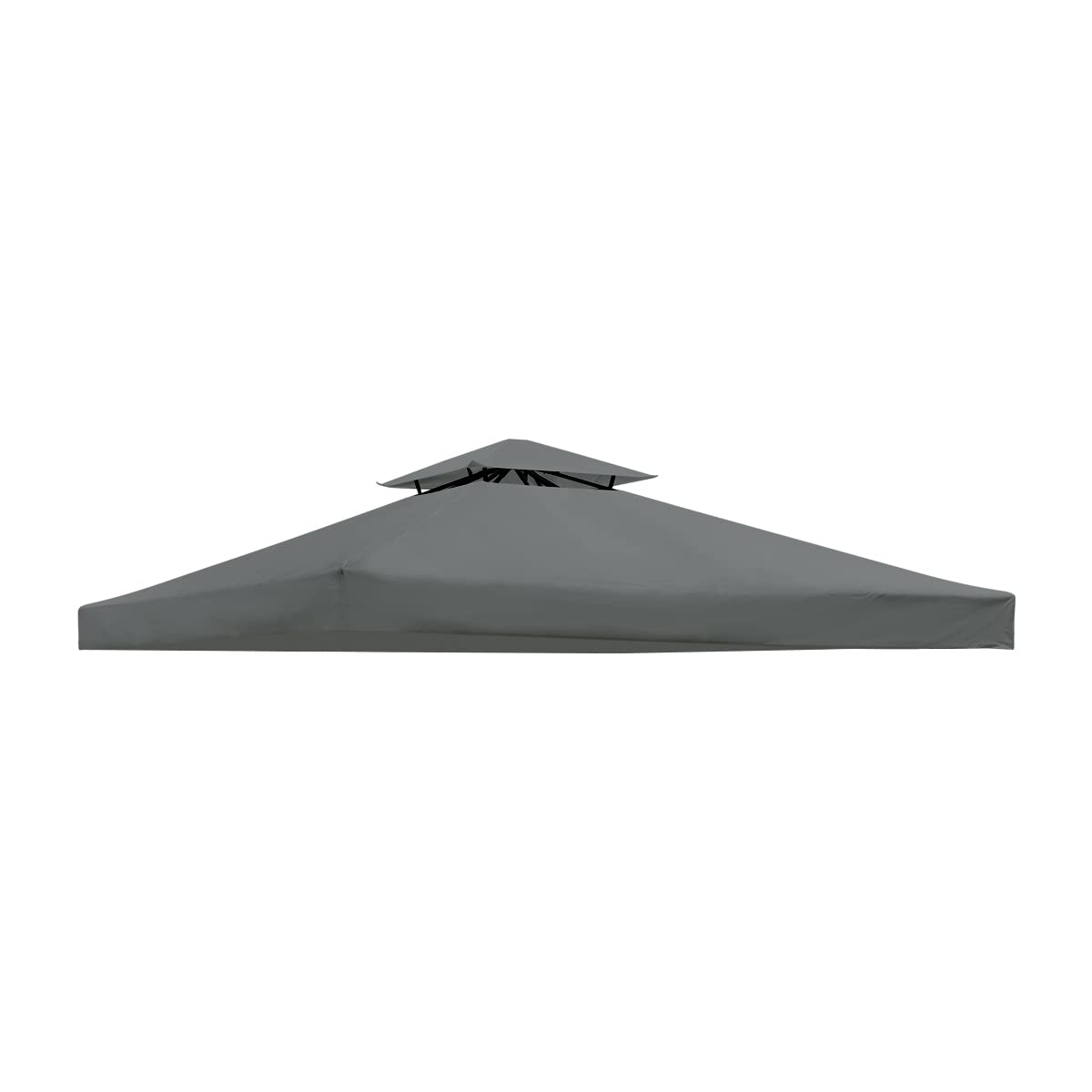 AQINGR front view of replacement canopy top showing full coverage and curb appeal