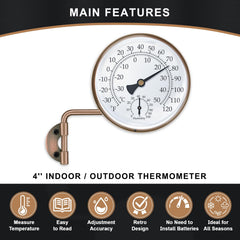 Aqqwxyq mounted on window edge showing easy installation and weather visibility benefit