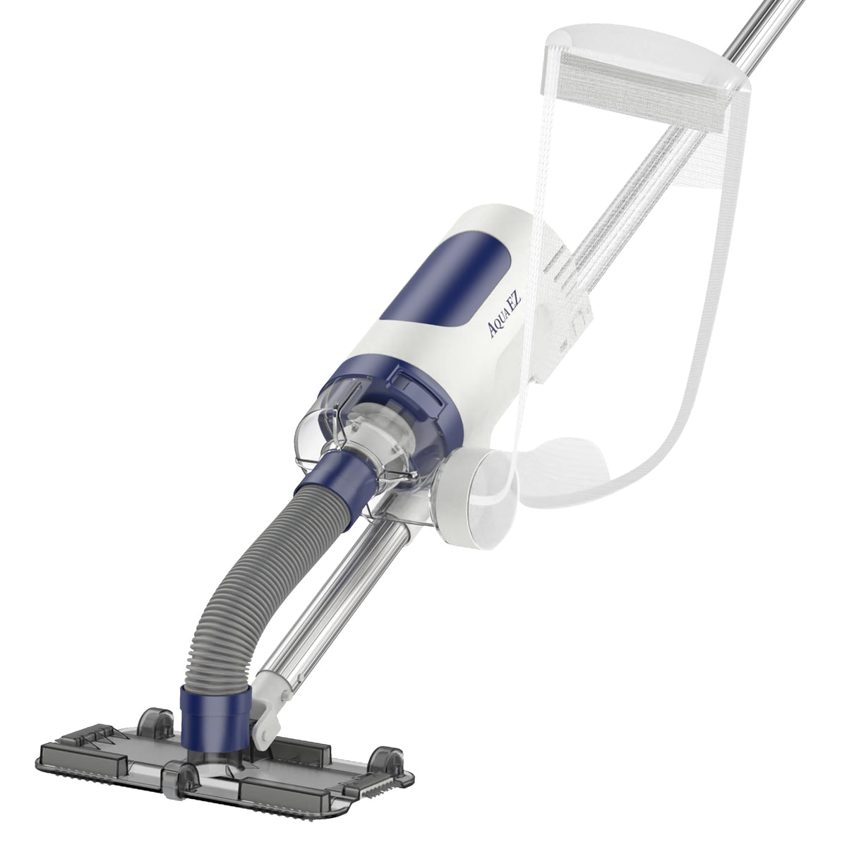 Aqua EZ RPV901 front view showing cordless design and quick-start benefit