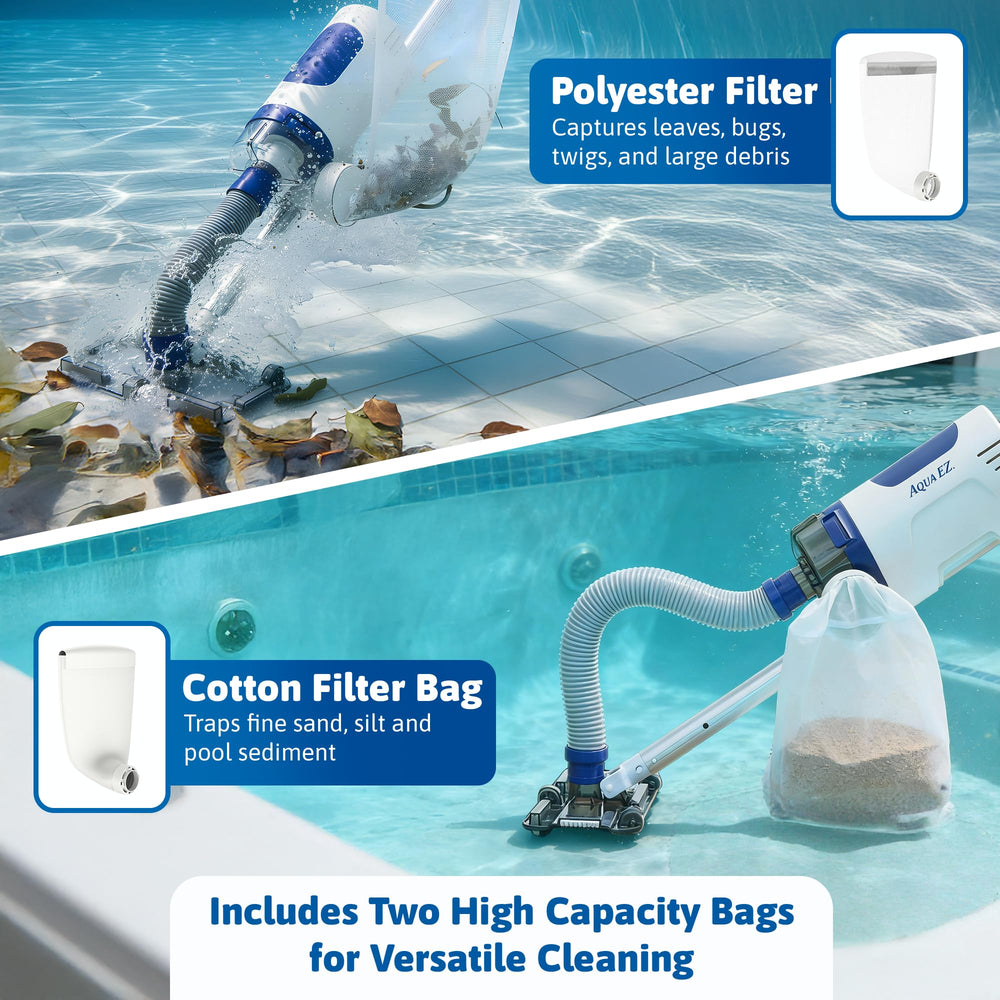 Aqua EZ RPV901 two interchangeable vacuum heads for tailored cleaning