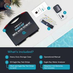 AquaDoc digital display detail highlighting numeric readout for quick water balance decisions