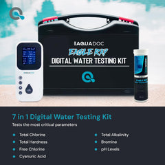 AquaDoc strip close-up revealing test pads that deliver consistent seven-parameter results