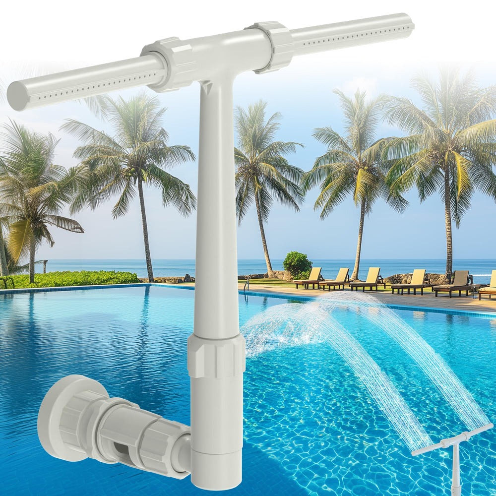 AquaJoyer front view showing dual spray fountain cooling effect
