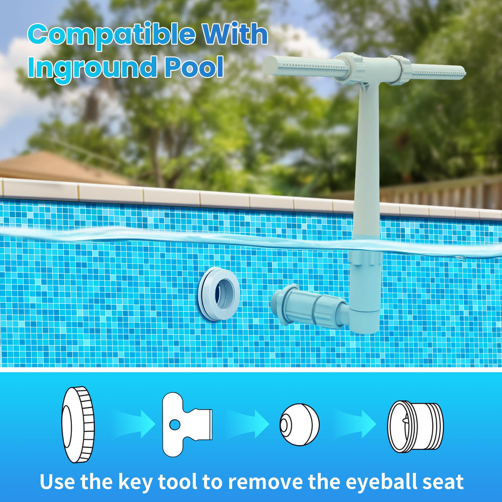 AquaJoyer adjusting nozzle height and angle for customized spray patterns