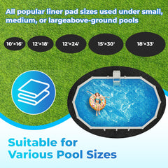 AquaJoyer trimming edge to fit oval pool for precise installation