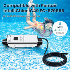 Aqualix IC40 LED display and indicators for easy system monitoring
