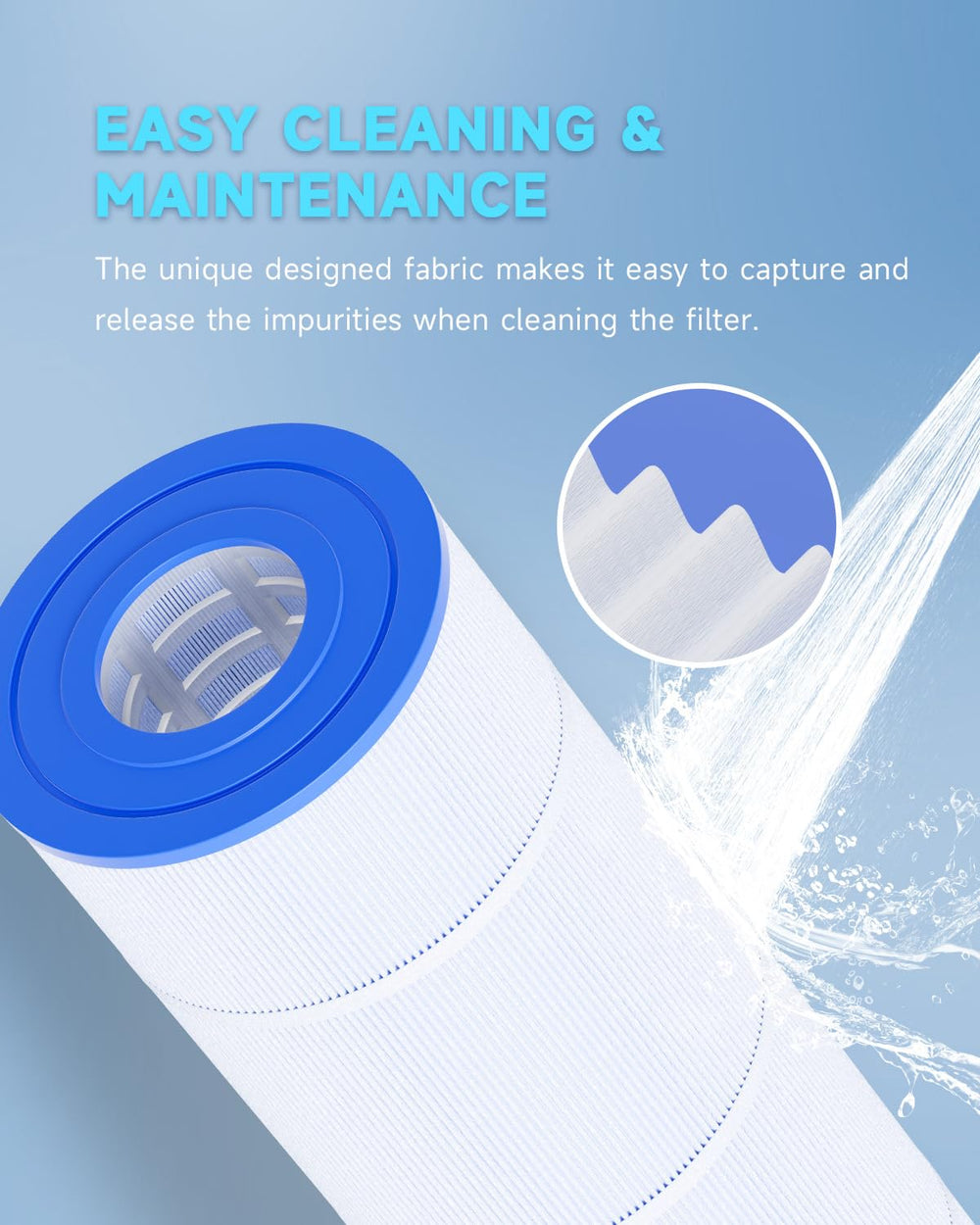 AQUALTRA four cartridges on a pool deck showing ready-to-use replacement pack
