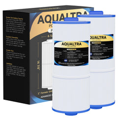 AQUALTRA two-pack front view showing compatible cartridge and packaging benefits