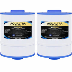 AQUALTRA front view of two-pack filters showing replacement readiness and value