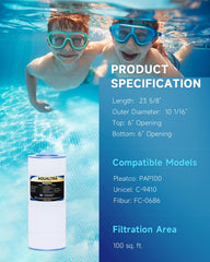 AQUALTRA pleated filter media close-up showing dirt-locking texture benefit
