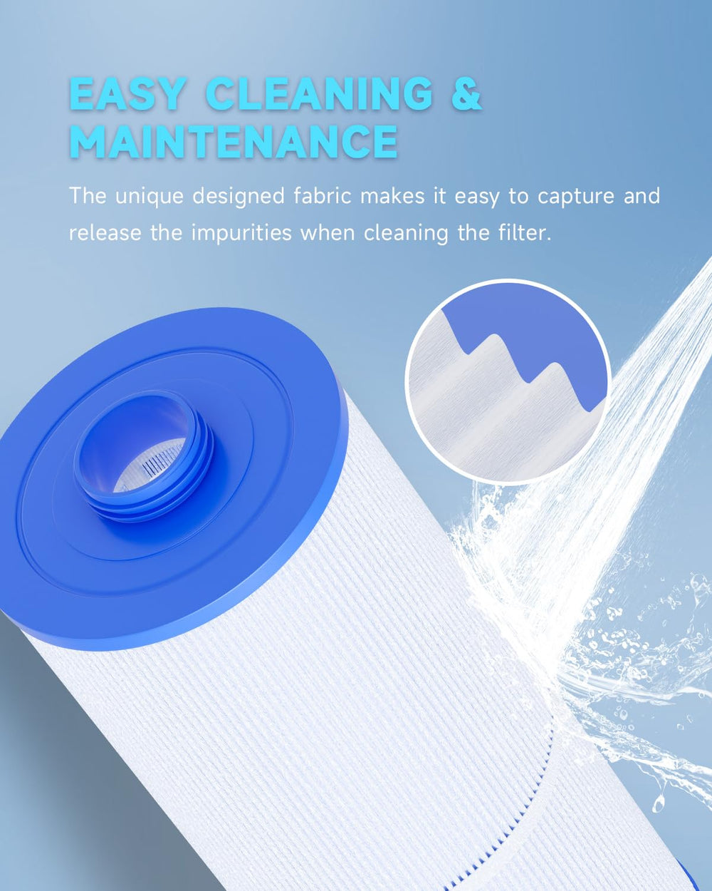 AQUALTRA closed handle detail demonstrating secure fixed-top design benefit