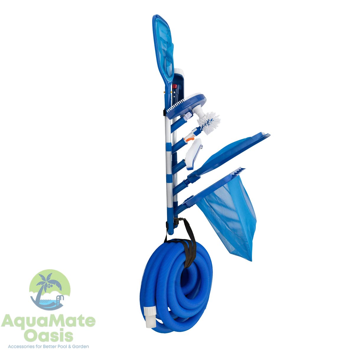 AquaMate Oasis in a poolside setting showing tidy storage and safer deck area