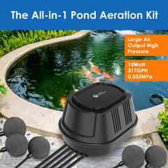 AquaMiracle large 2-inch air stone close-up improving oxygen diffusion