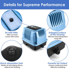 AquaMiracle AP-40 sulfurized rubber diaphragm close-up, long-life component benefit
