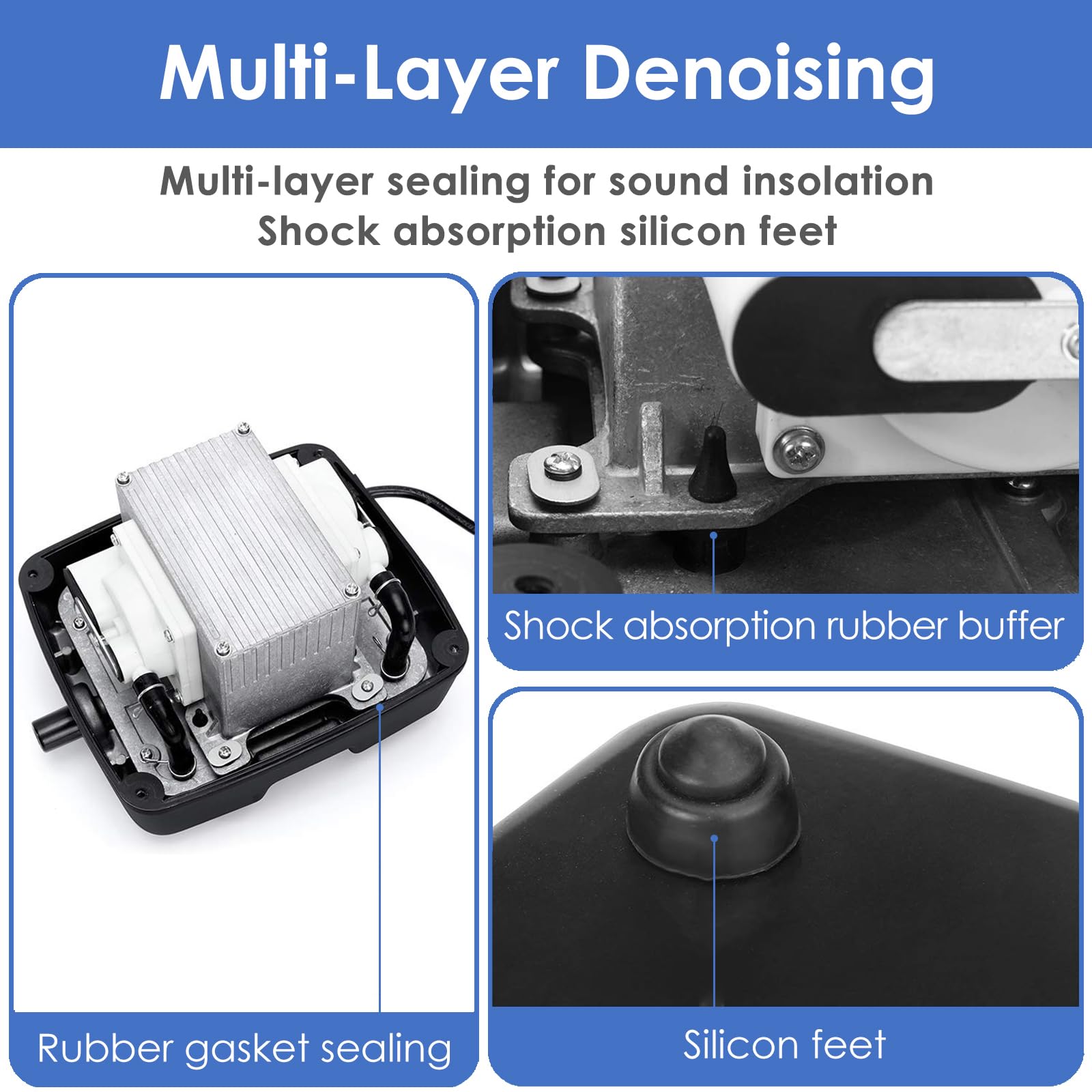 AquaMiracle AP-80 aluminum housing close-up, demonstrating heat dissipation and durability