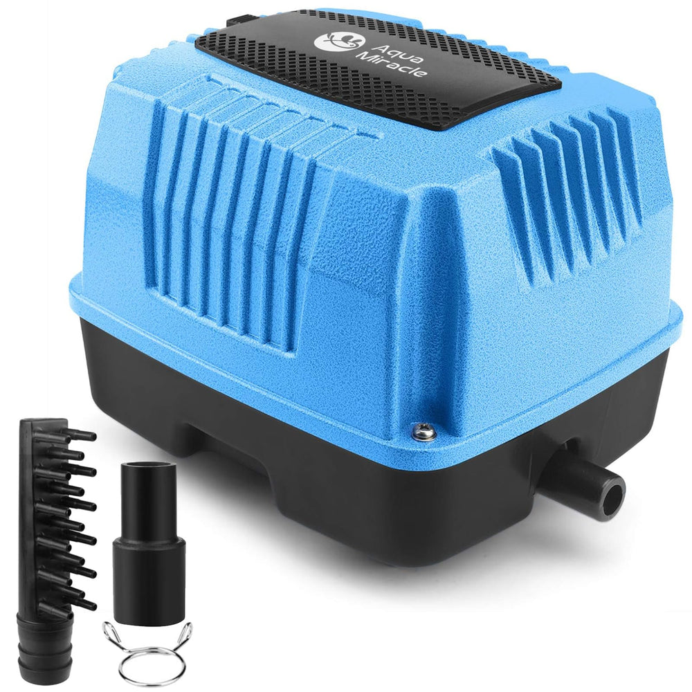 AquaMiracle AP-80 front view showing sturdy build and ports, highlights reliable airflow