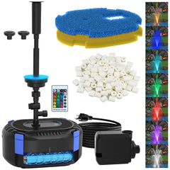 AquaMiracle front view of assembled fountain kit showing easy setup and completeness