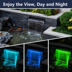 AquaMiracle LED light module with remote for colorful nighttime ambiance and easy control