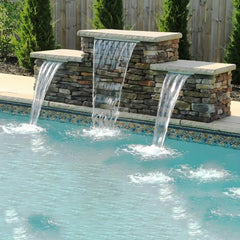 Close-up of AquaMiracle stainless steel edge highlighting corrosion-resistant surface and strength