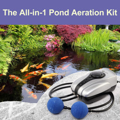 AquaMiracle close-up of top-mounted airflow dial showing easy adjustable aeration control