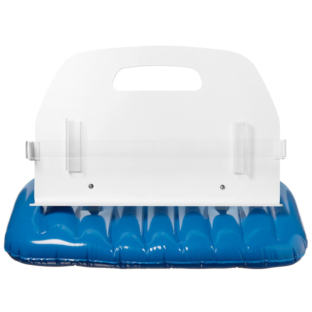 AquaReader closeup of retainers holding pages securely to prevent water damage