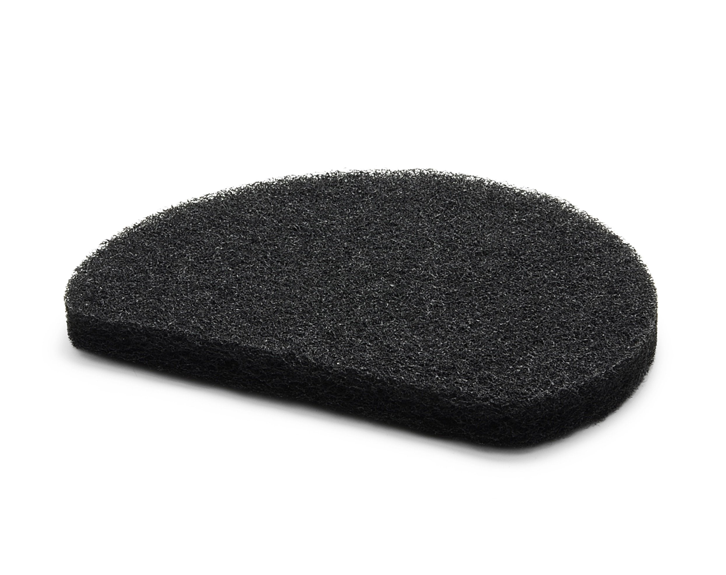 Aquascape filter mat front view showing dense weave and improved debris capture