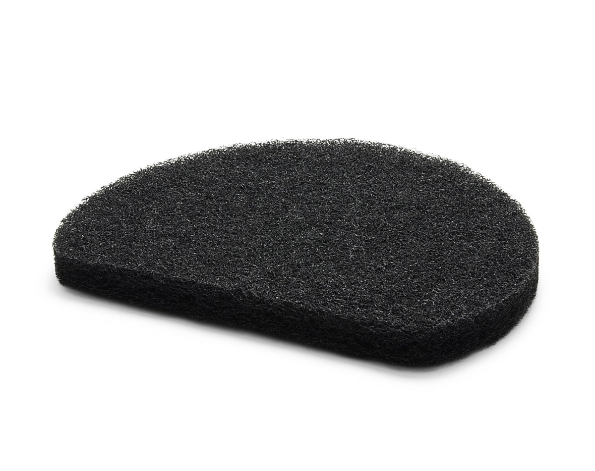Aquascape filter mat front view showing dense weave and improved debris capture