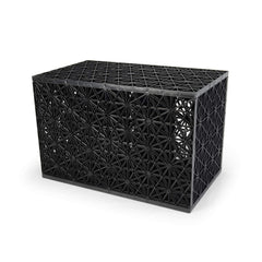 Aquascape AquaBlox large front view showing compact 32-gallon module and space savings