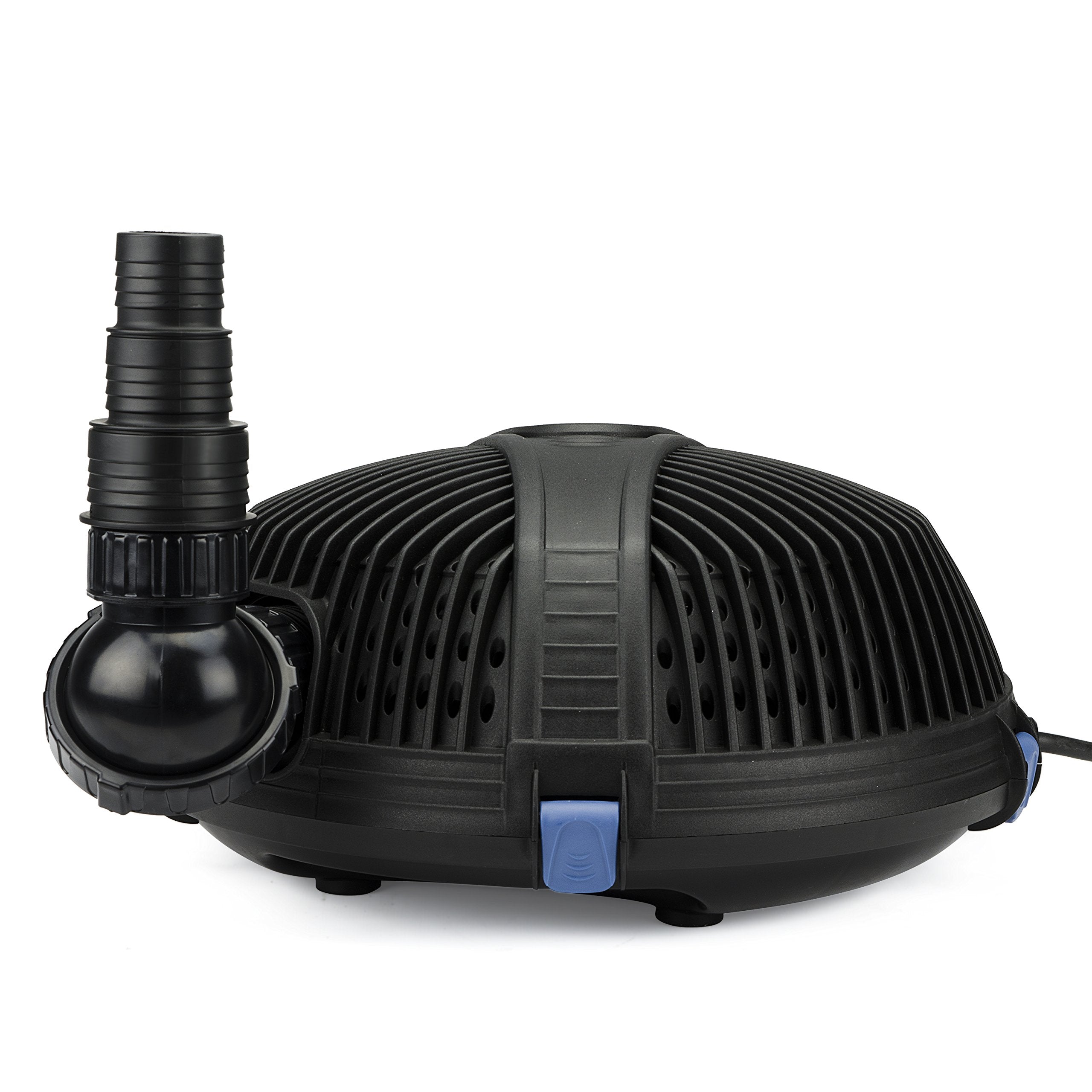 Aquascape AquaForce 2700 wide flat base image showing stable in-pond placement