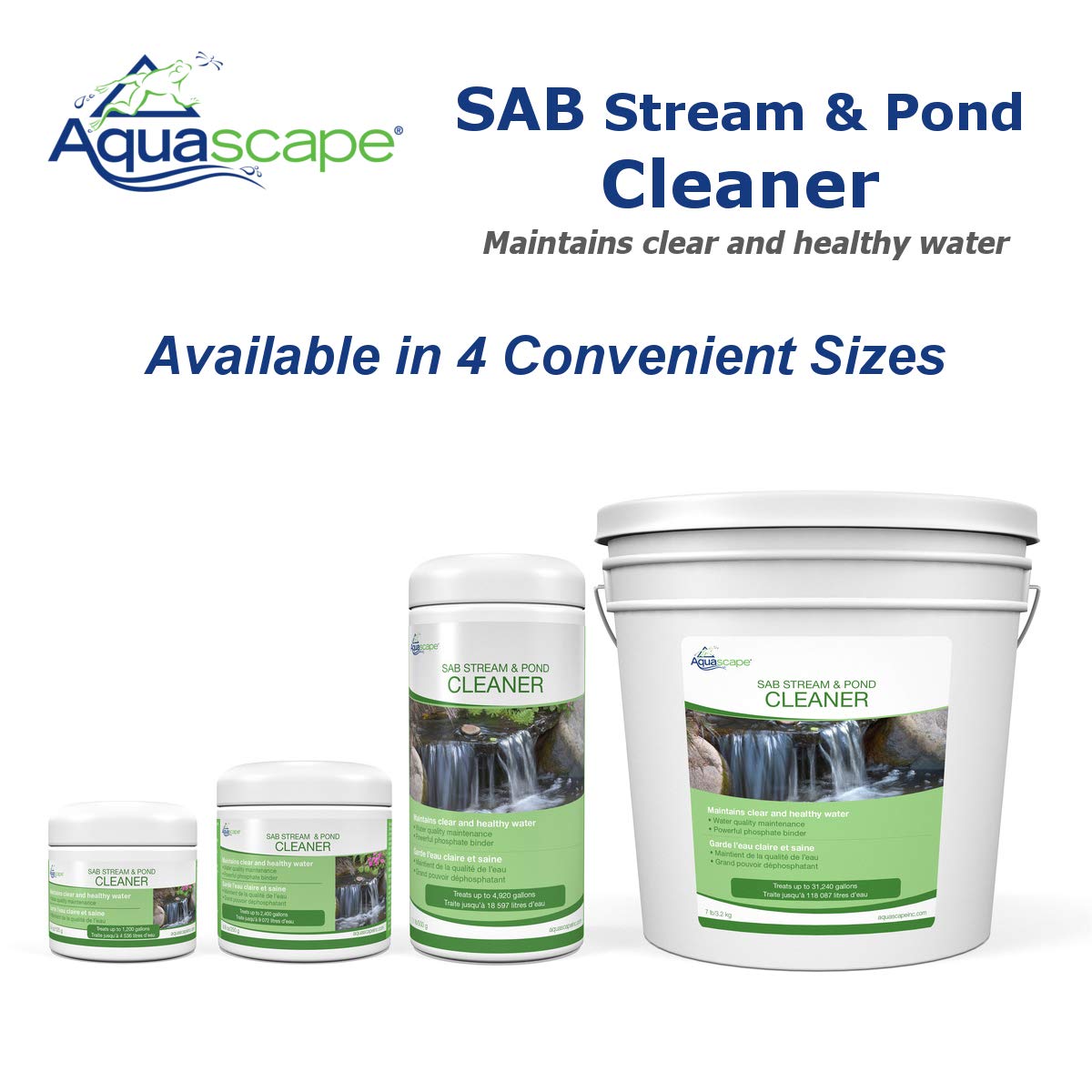 Aquascape close-up of dry granules illustrating easy measuring and dosing