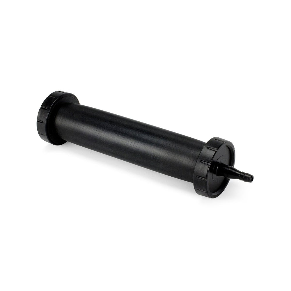 Aquascape front view of 10-inch diffuser showing durable body and inlet, reliable installation benefit