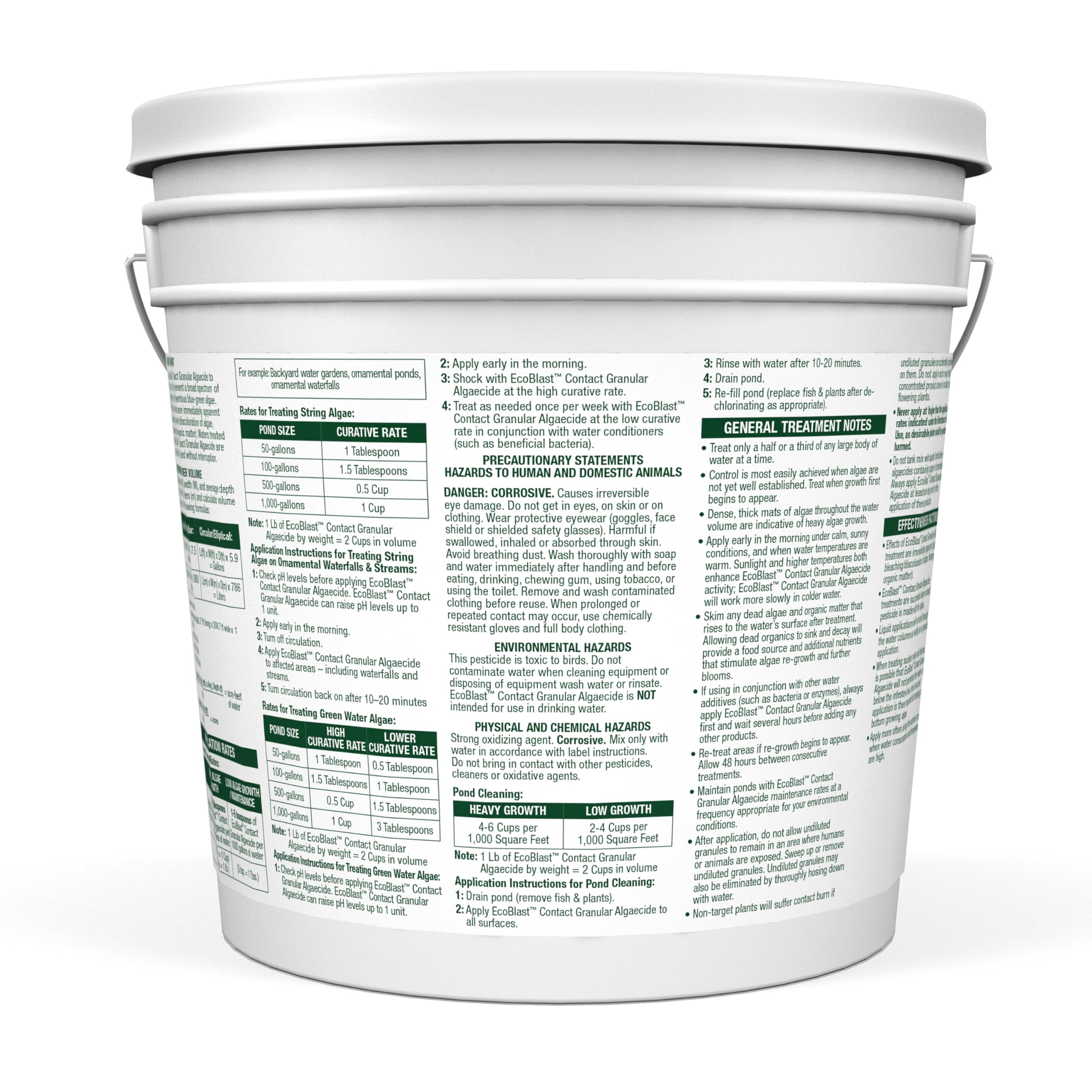 Aquascape EcoBlast granular texture close-up for accurate dosing