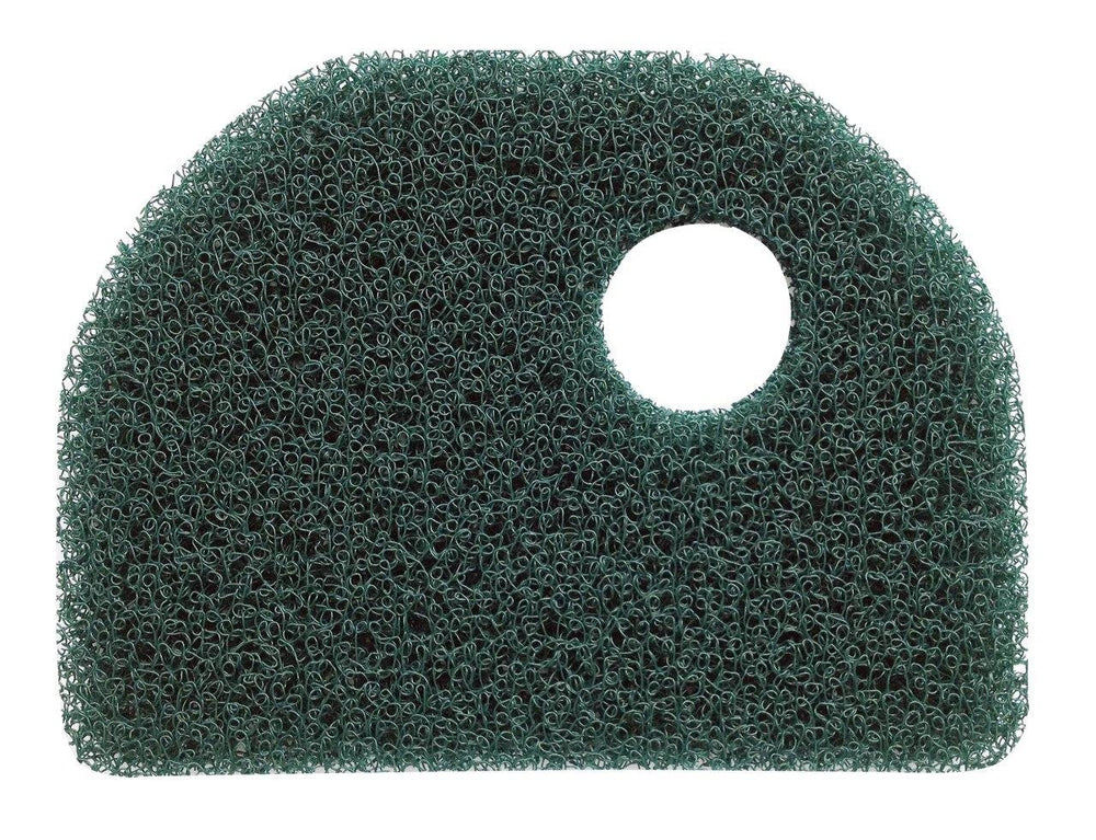 Aquascape filter mat front view showing fit and debris-capture benefit