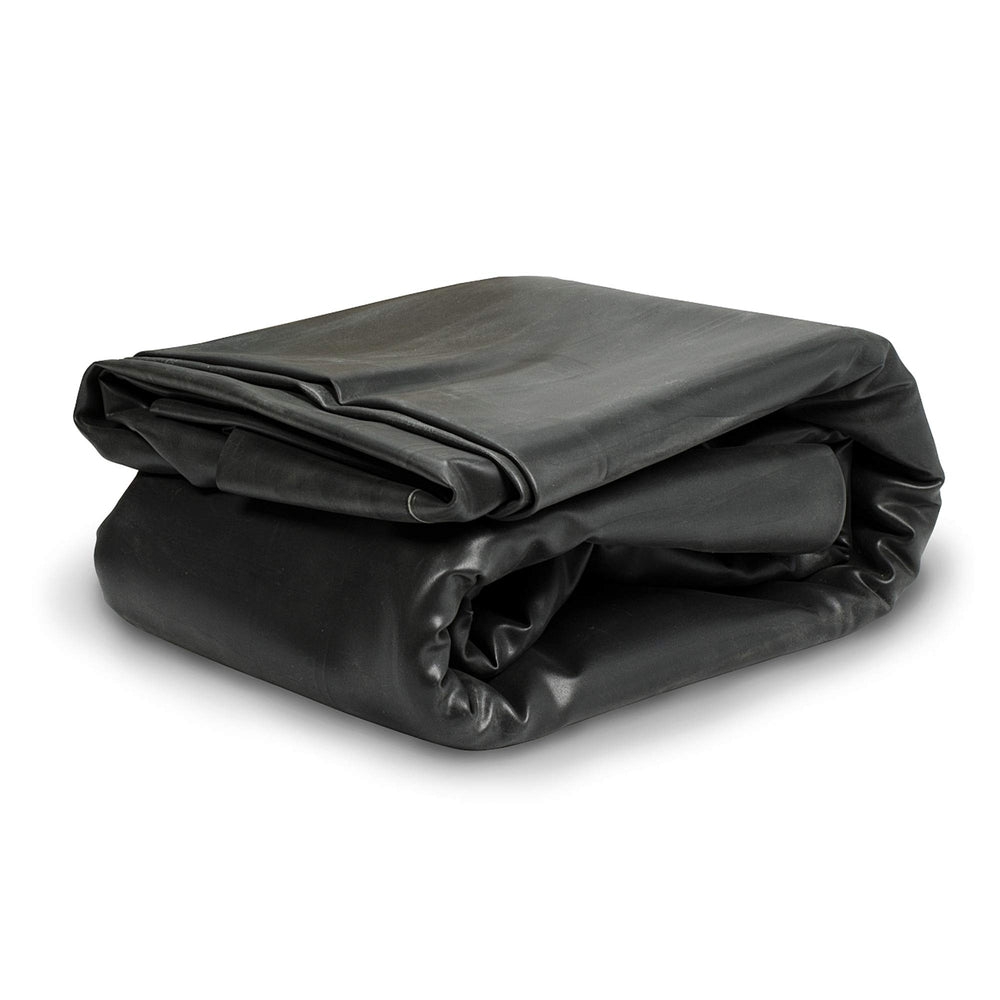 Aquascape front packaging showing 10x10 black fish-safe liner for quick identification and confidence