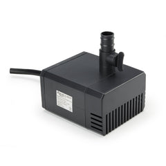 Aquascape front view of 320 GPH pump showing compact durable housing and easy placement