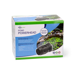 Aquascape powerhead installed in a pond showing directional flow and improved aeration