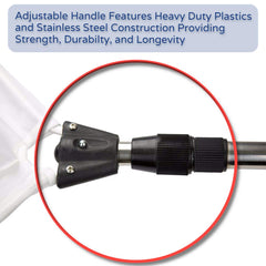 Aquascape protective bottom strip detail, prolongs net durability against wear