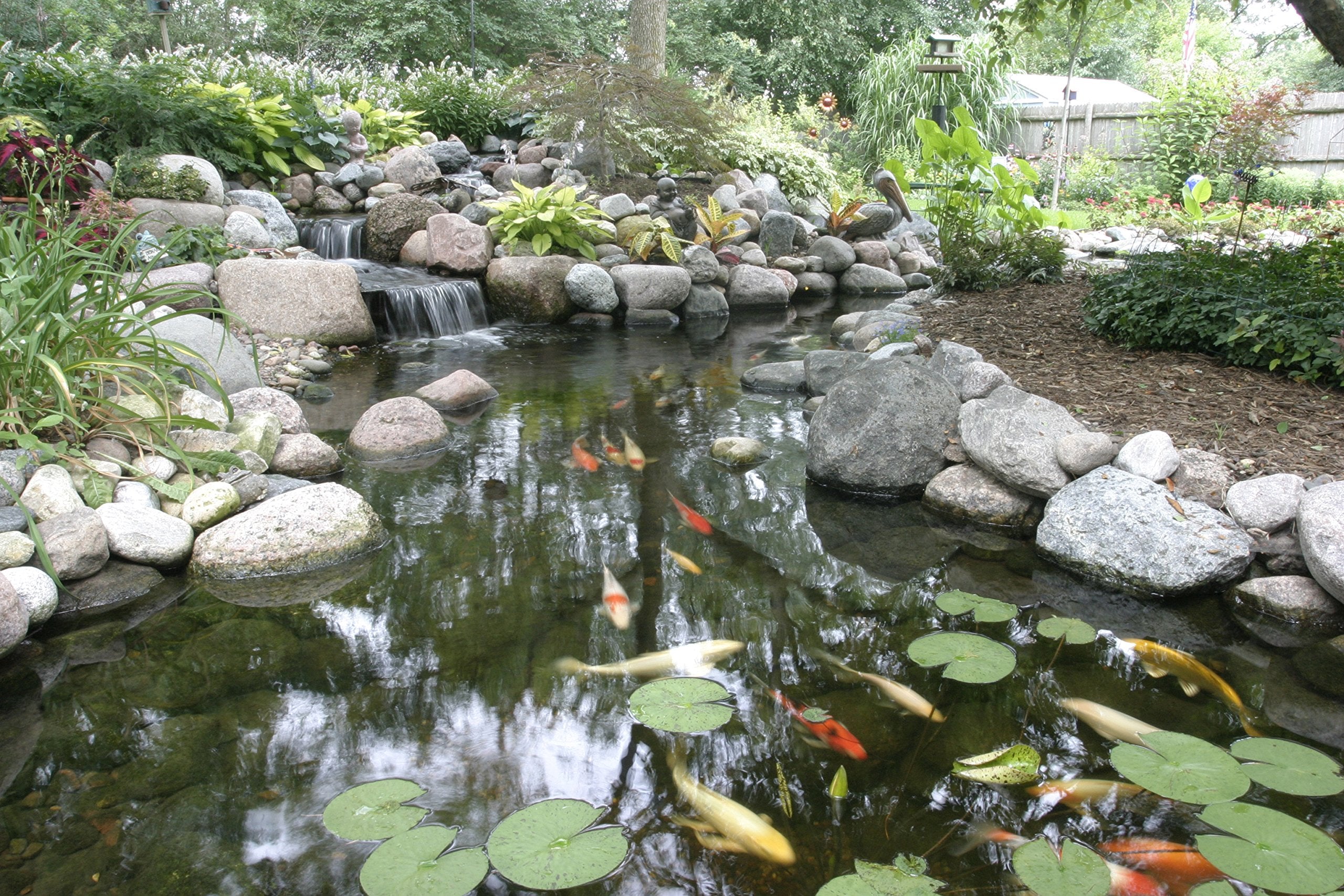 Aquascape pump-top detail delivering precise dose for easy, mess-free application