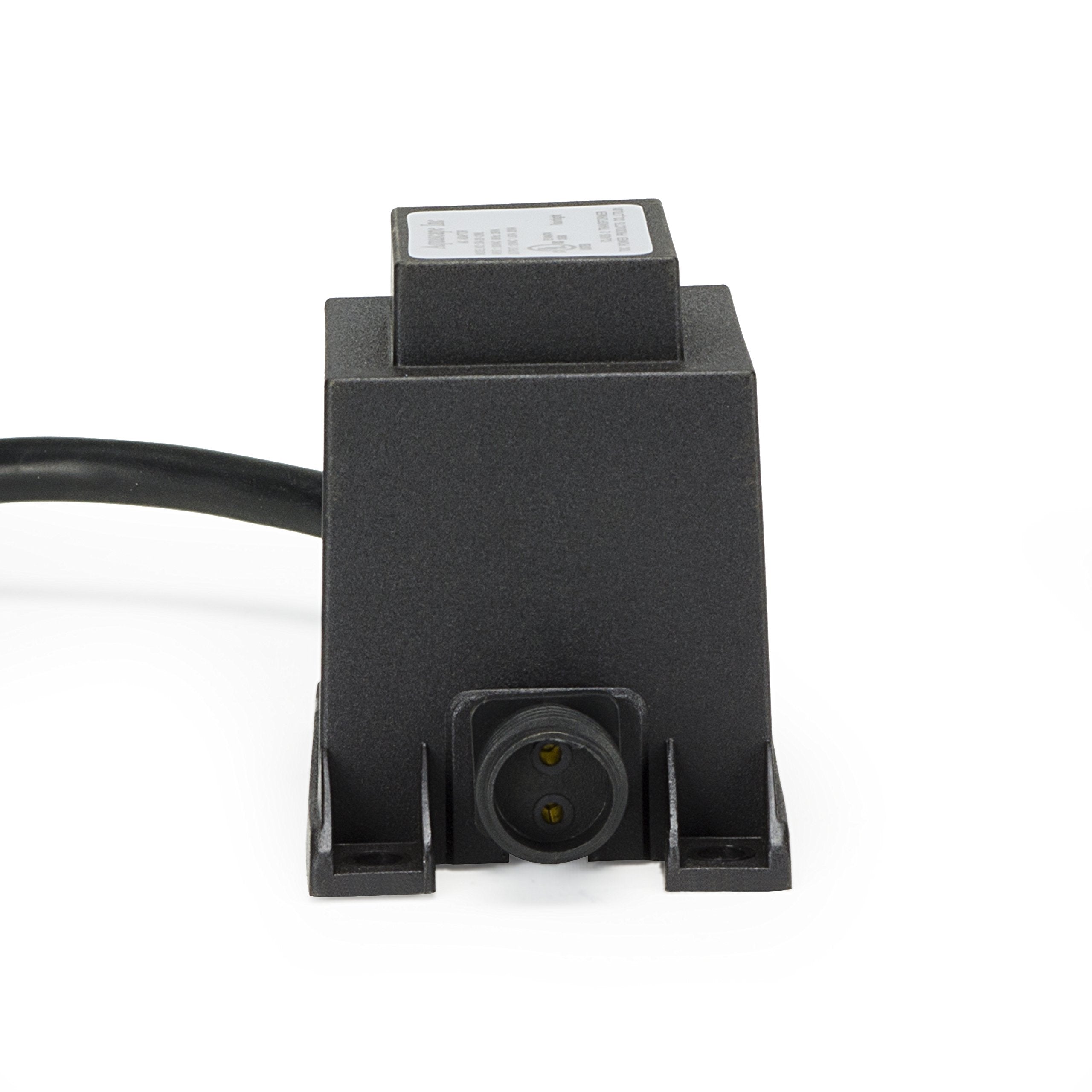 Aquascape transformer held in hand showing compact size for easy placement and storage