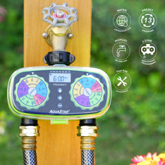 AQUASTAR clear resin cover detail protecting display and improving durability
