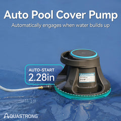 AQUASTRONG bottom suction close-up revealing intake design for near-dry pumping