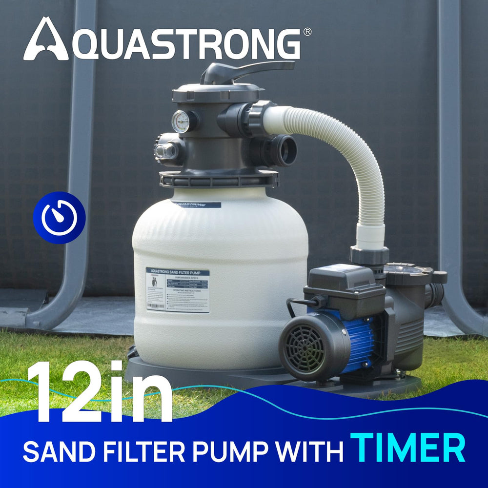 AQUASTRONG six-way valve top view highlighting control and maintenance convenience