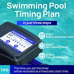 AQUASTRONG pump installed in pool setup illustrating high-flow circulation benefit