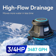 AQUASTRONG smart-sensor detail demonstrating automatic on/off reliability benefit
