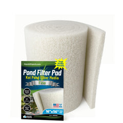 Aquatic Experts bulk roll front view showing compact pond filter media benefit clarity