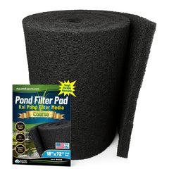 Aquatic Experts front view of the coarse filter roll showing full bulk size and usability