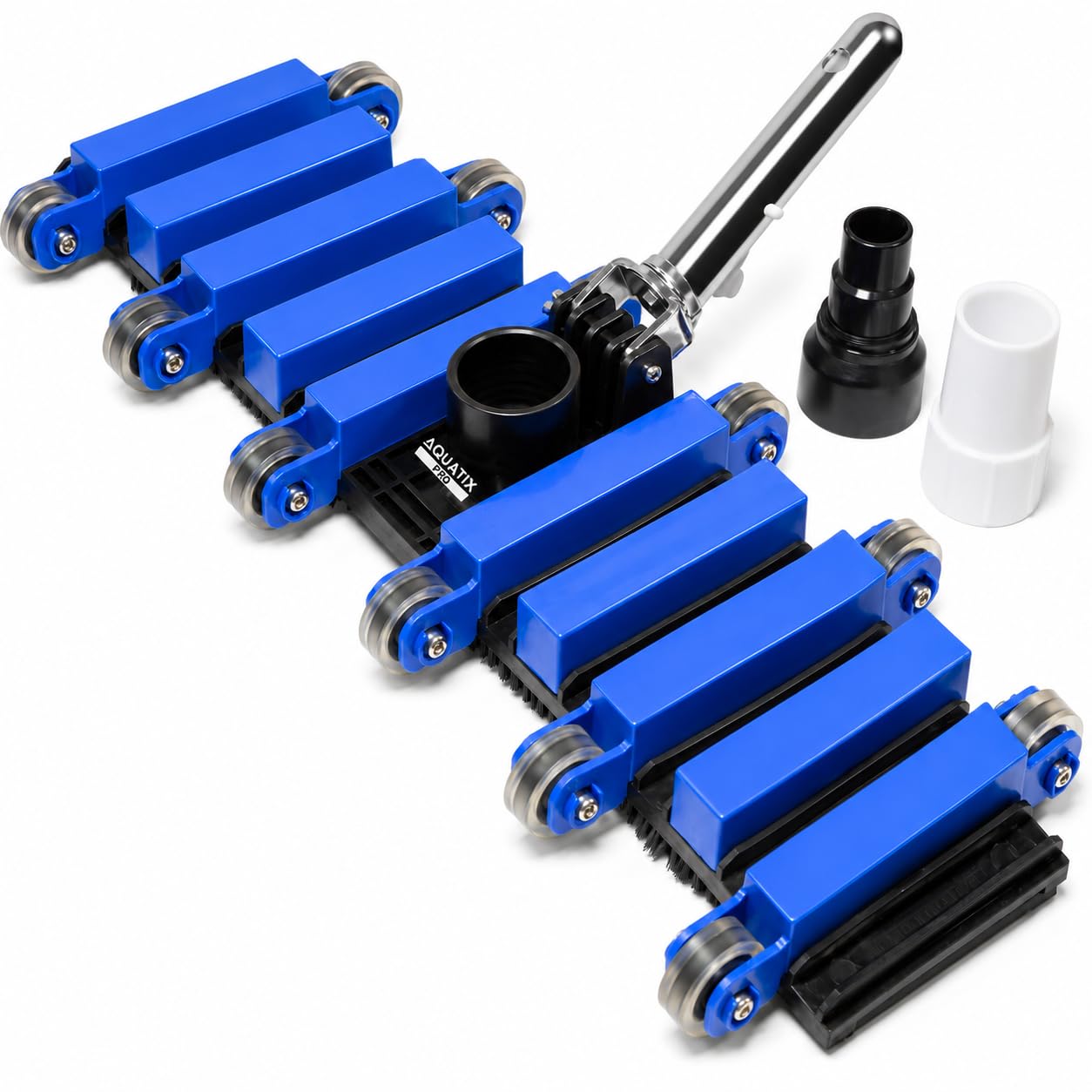Aquatix Pro front view showing full vacuum head for confident cleaning