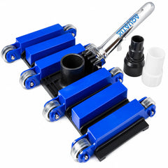 Aquatix Pro front view showing 14-inch head and wide cleaning path benefit
