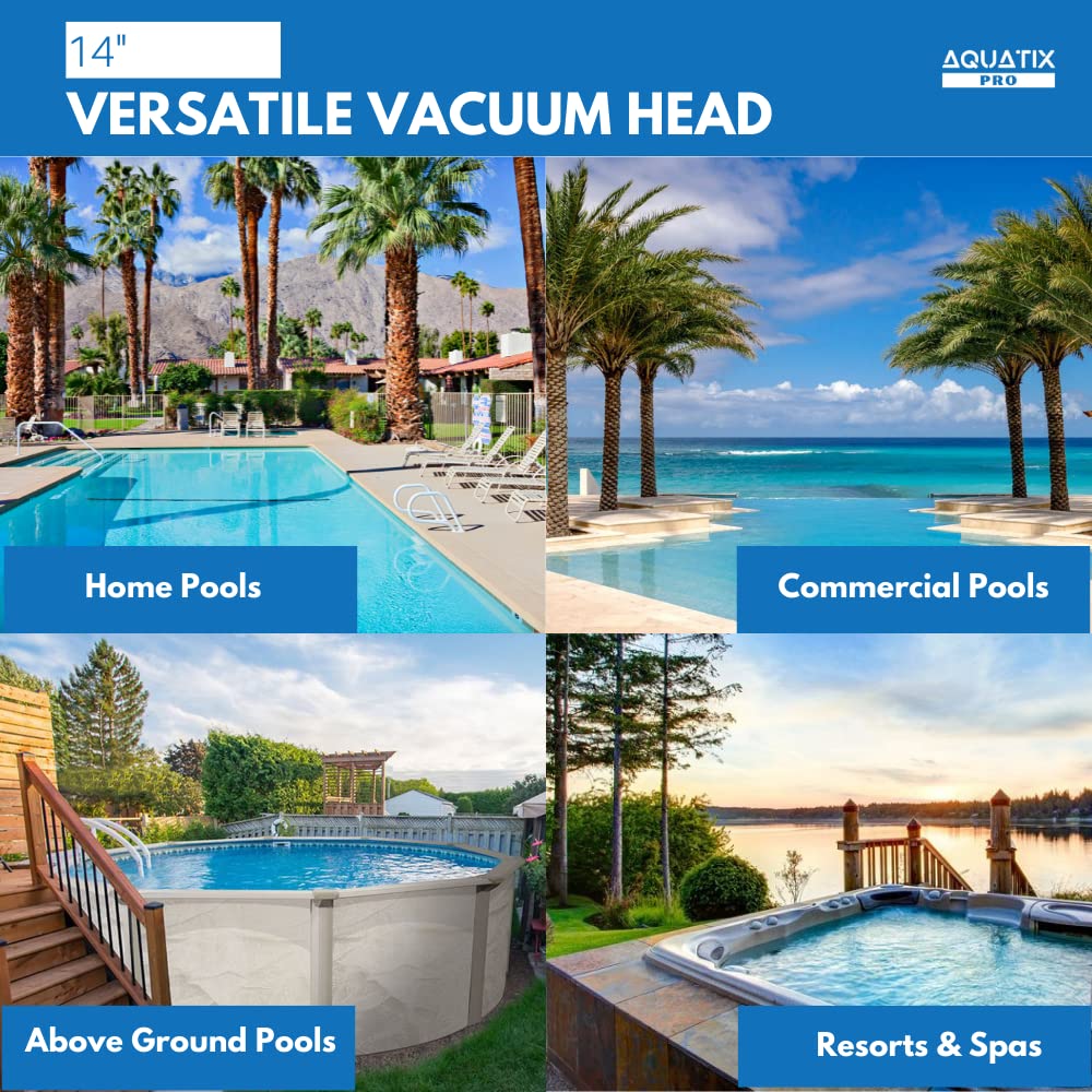 Aquatix Pro size comparison in hand showing lightweight 5.7lbs portability