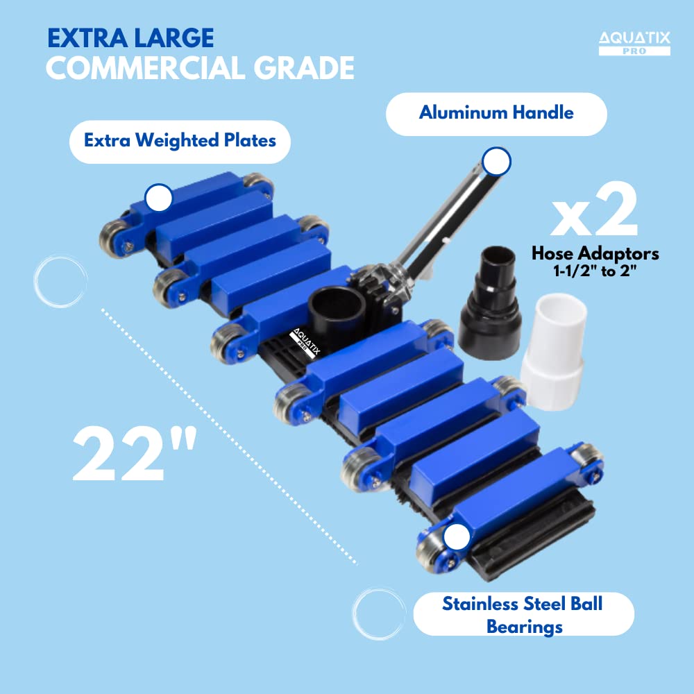 Aquatix Pro aluminum swivel connector detail for smooth maneuvering